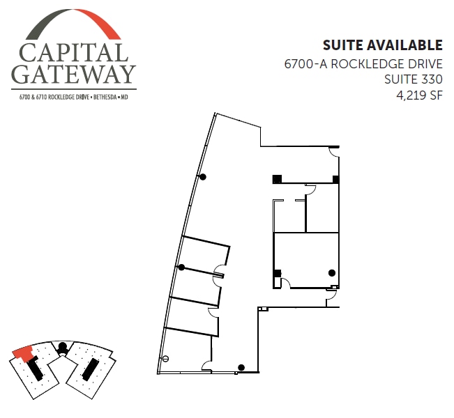 6700 Rockledge Dr, Bethesda, MD for lease Floor Plan- Image 1 of 1