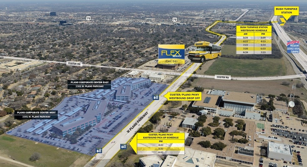 2201 W Plano Pky, Plano, TX à louer - Aérien - Image 2 de 12