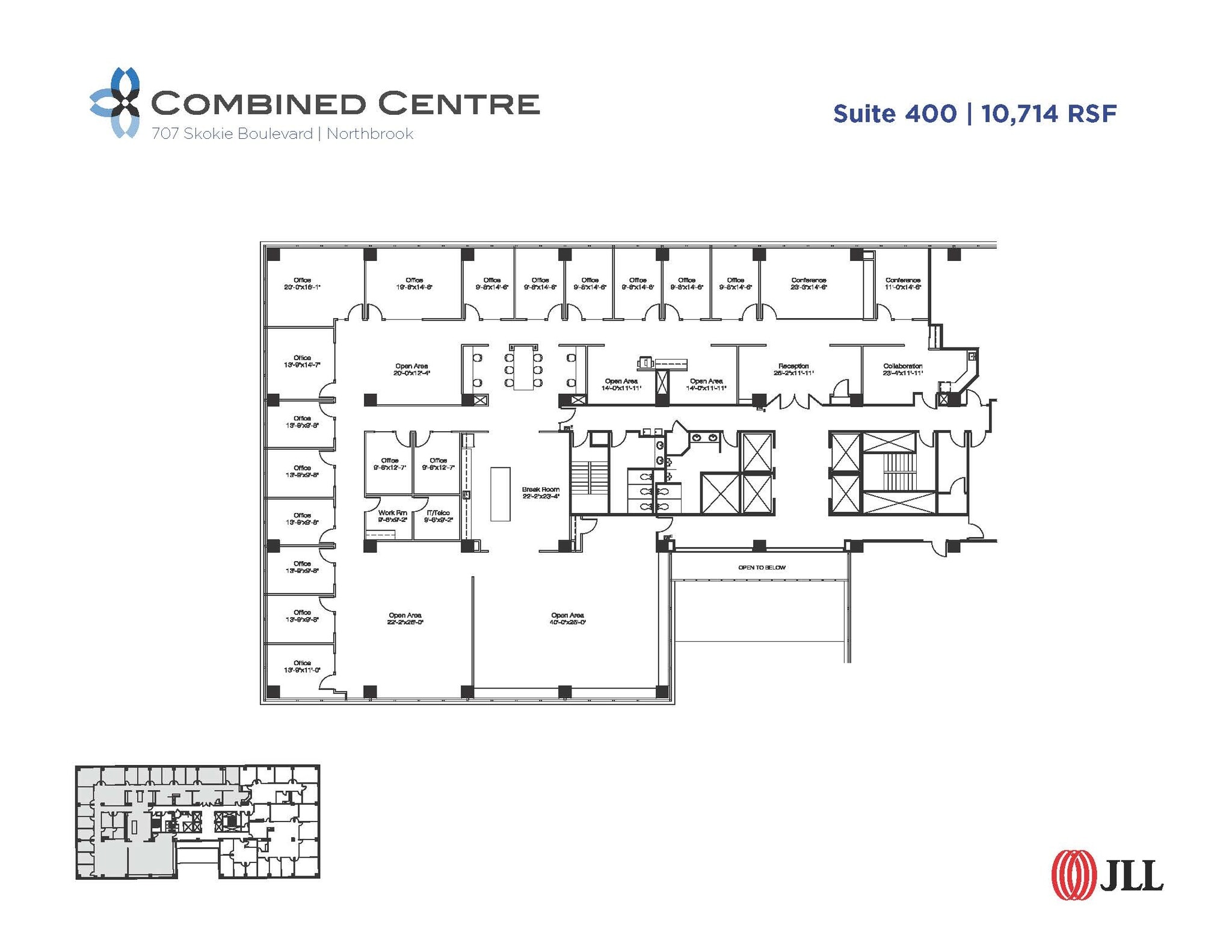 707 Skokie Blvd, Northbrook, IL à louer Plan d’étage- Image 1 de 1