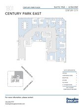1801 Century Park E, Los Angeles, CA à louer Plan d’étage- Image 1 de 1