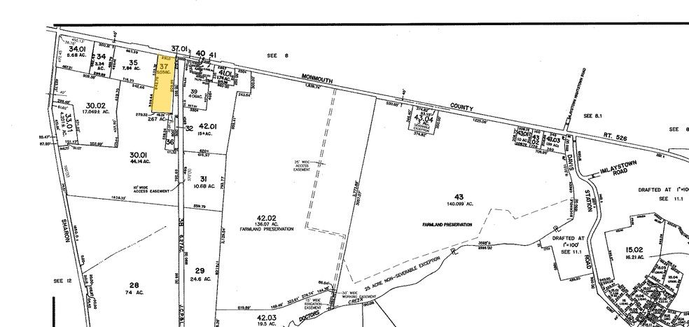 177 Route 526, Allentown, NJ à louer - Plan cadastral - Image 2 de 42