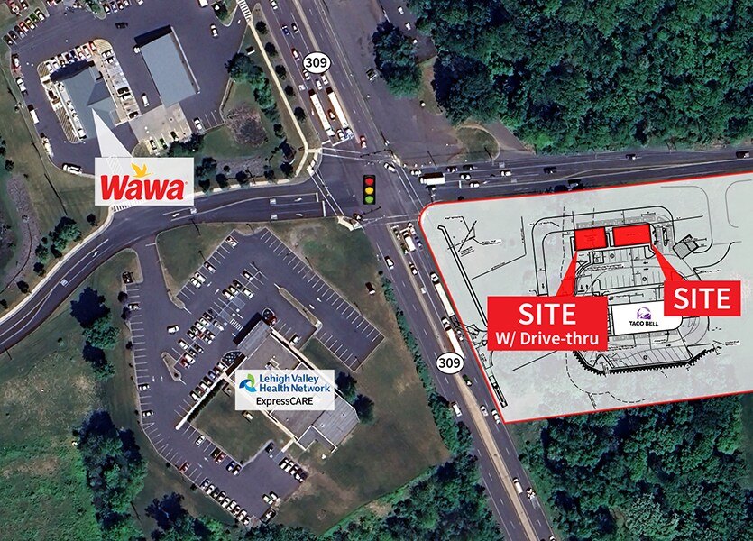 Route 309 & West Pumping Station, Quakertown, PA for lease Primary Photo- Image 1 of 2