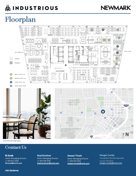 101 Marietta St NW, Atlanta, GA à louer - Plan d  tage - Image 3 de 16