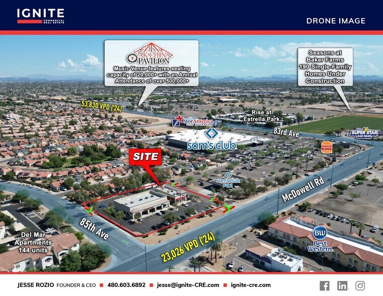 8430 W McDowell Rd, Phoenix, AZ à louer - Photo du bâtiment - Image 3 de 6