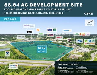More details for 1414 Montgomery Rd, Ashland, OH - Land for Sale