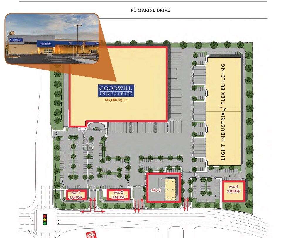 5950 NE 122nd, Portland, OR for lease Site Plan- Image 1 of 2