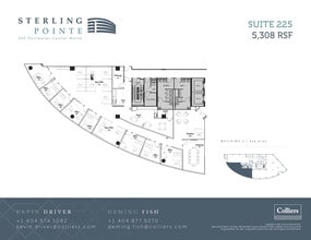 301 Perimeter Ctr N, Atlanta, GA for lease Floor Plan- Image 2 of 2
