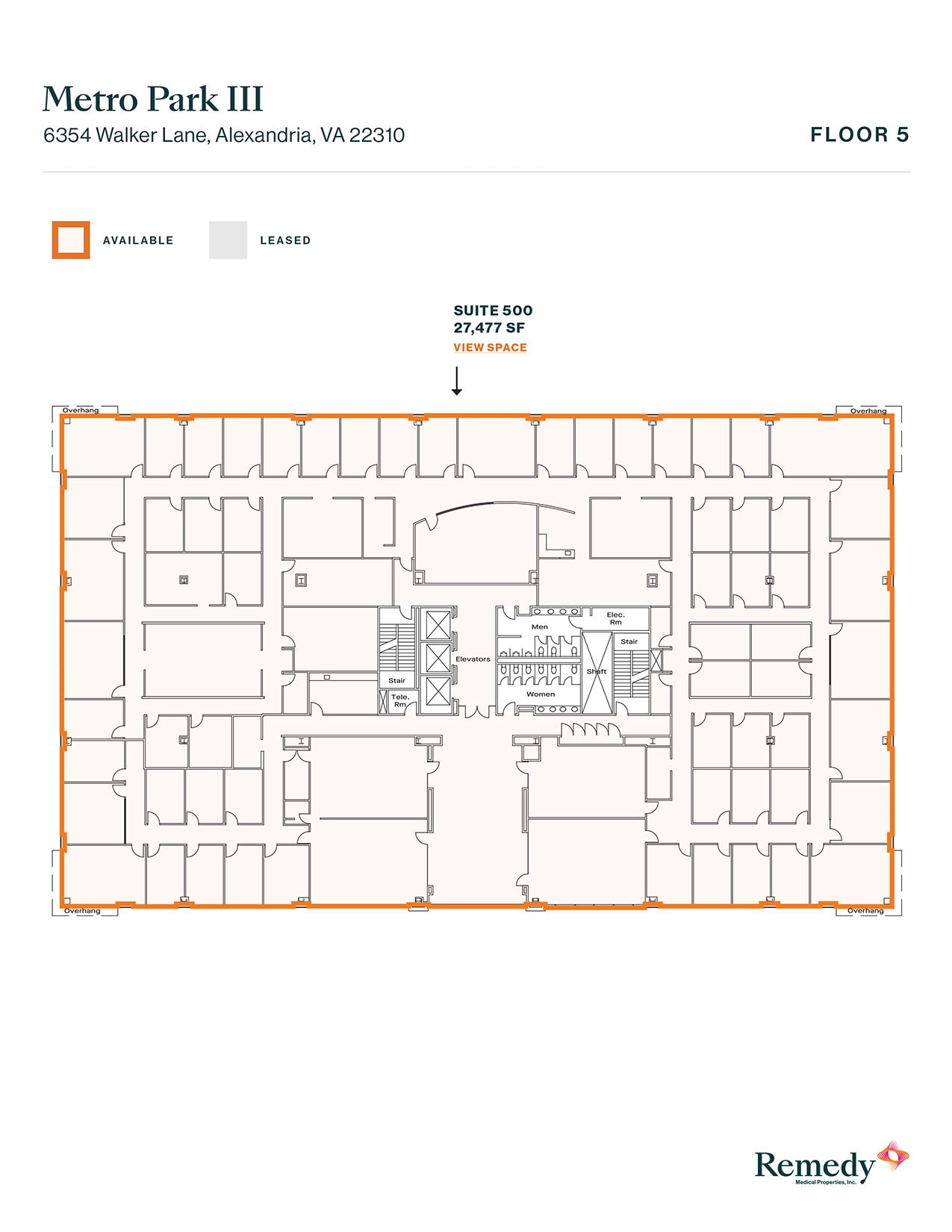 6354 Walker Ln, Alexandria, VA à louer Plan d’étage- Image 1 de 7