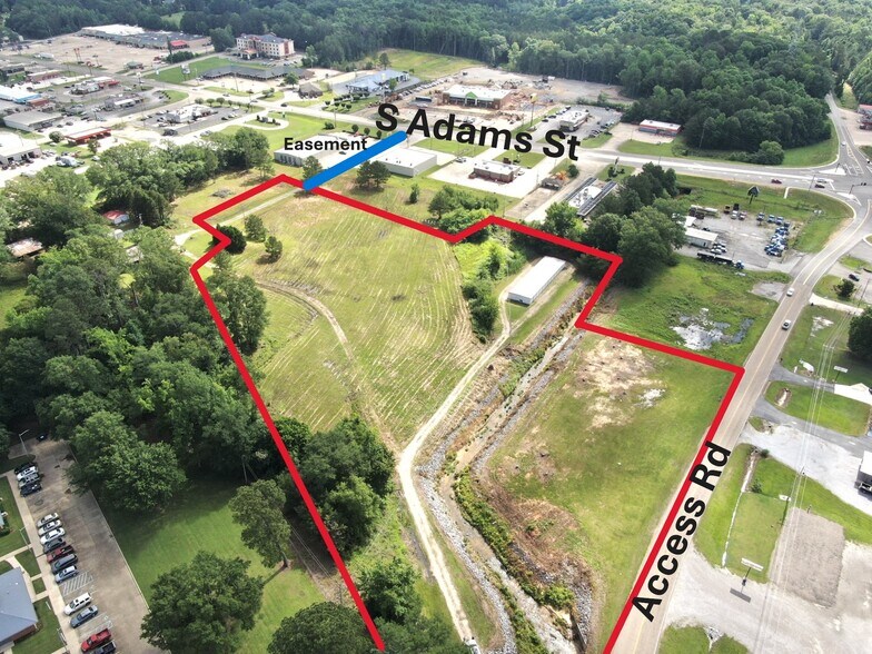1608 S Adams St, Fulton, MS à vendre - Aérien - Image 2 de 8