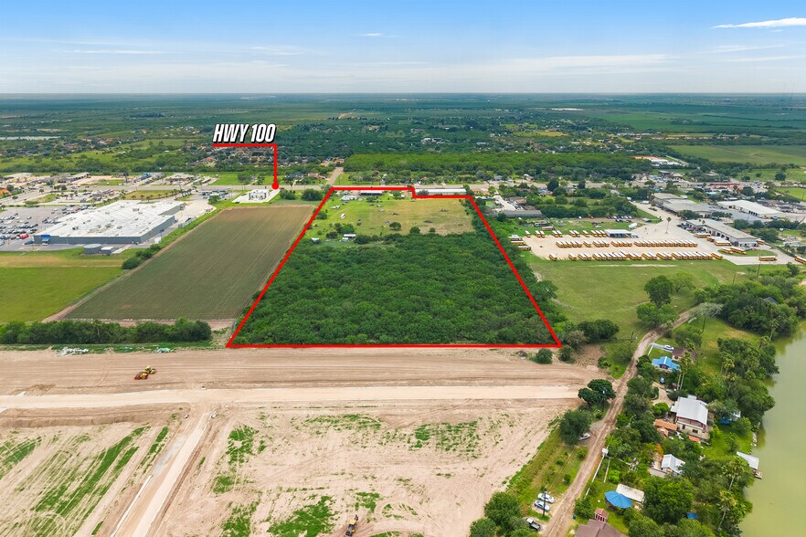 32909 State Highway 100, Los Fresnos, TX à vendre - Aérien - Image 1 de 5