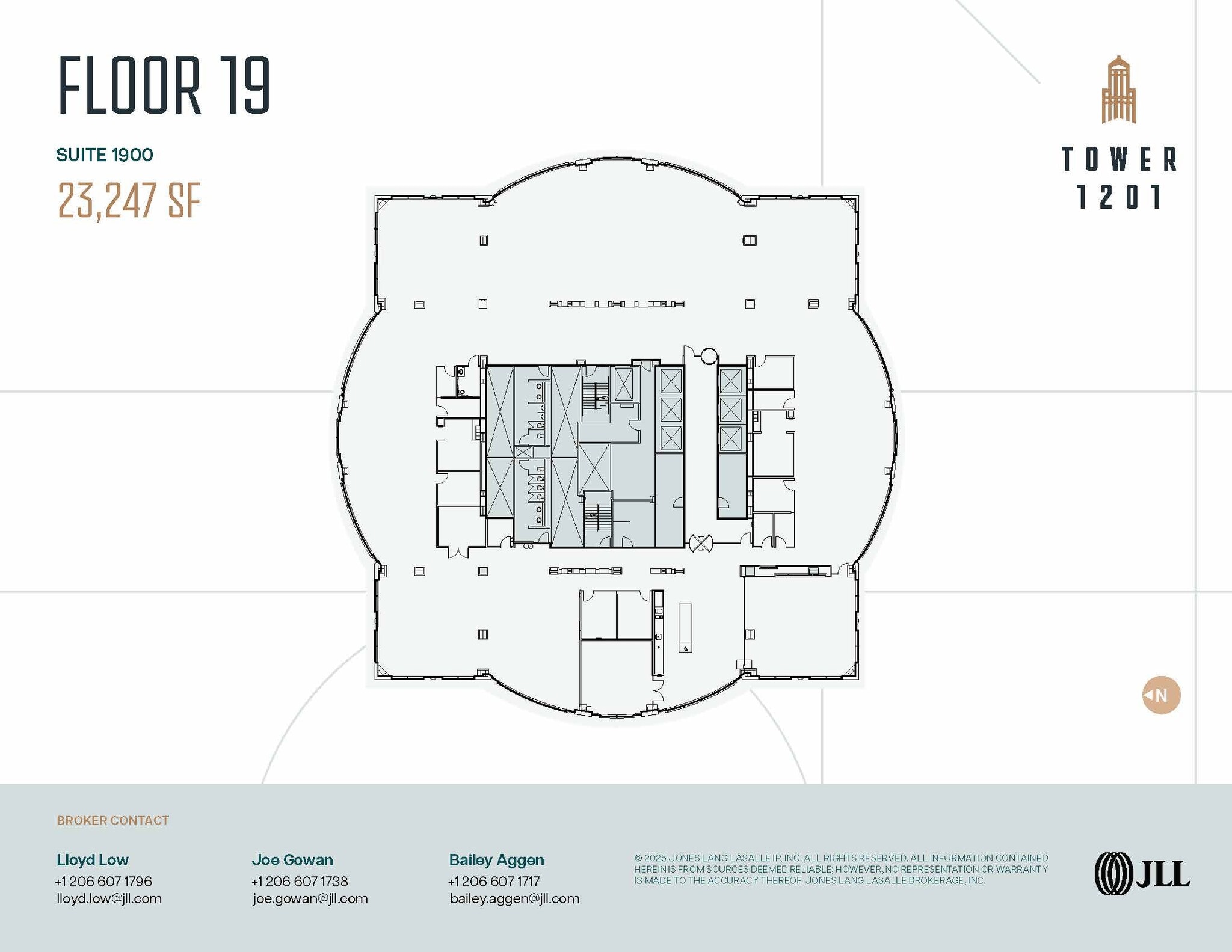 1201 3rd Ave, Seattle, WA for lease Floor Plan- Image 1 of 1