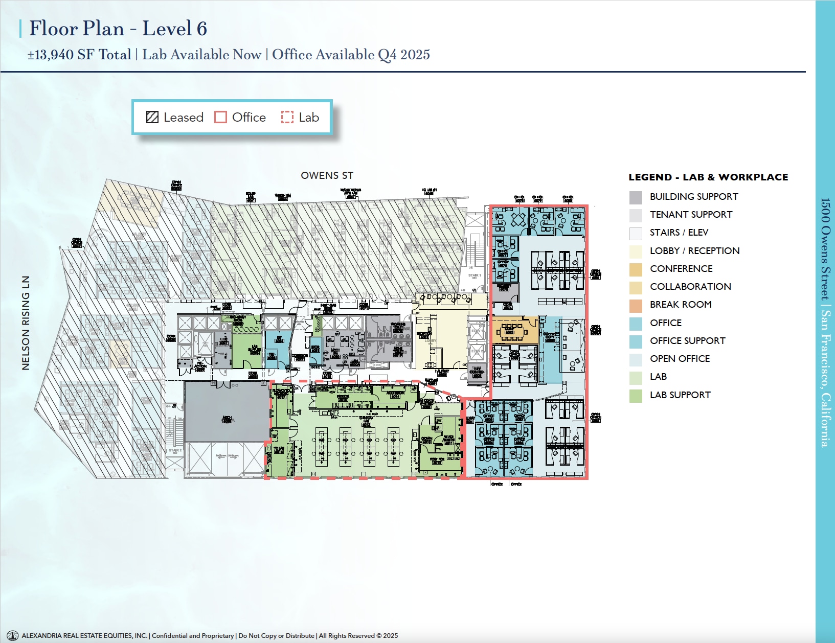 1655 3rd St, San Francisco, CA à louer Plan d’étage- Image 1 de 1