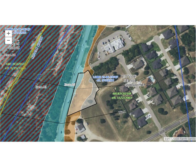 E Fm 1518, Selma, TX à vendre - Aérien - Image 2 de 5