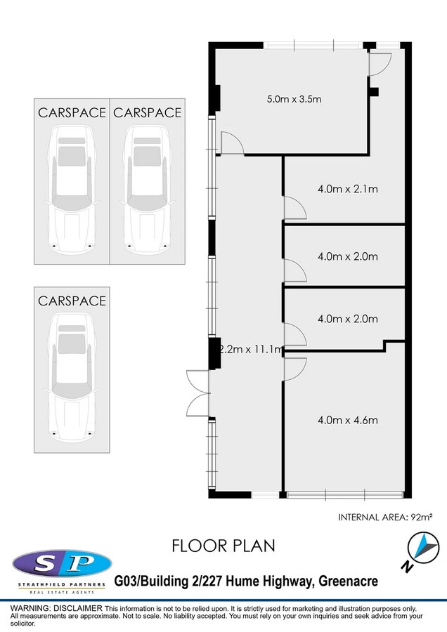 227 Hume Hwy, Greenacre, NSW 2190 - Unit G03 - - Floor Plan - Image 2 of 6