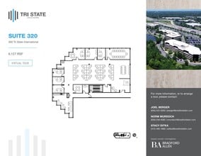 300 Tri State International, Lincolnshire, IL à louer Plan d’étage- Image 1 de 1