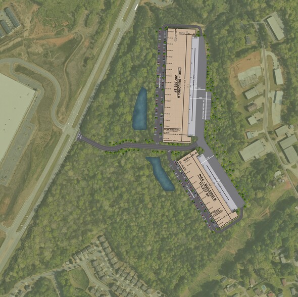 1731 Peachtree Industrial Blvd, Buford, GA à louer - Plan de site - Image 3 de 5