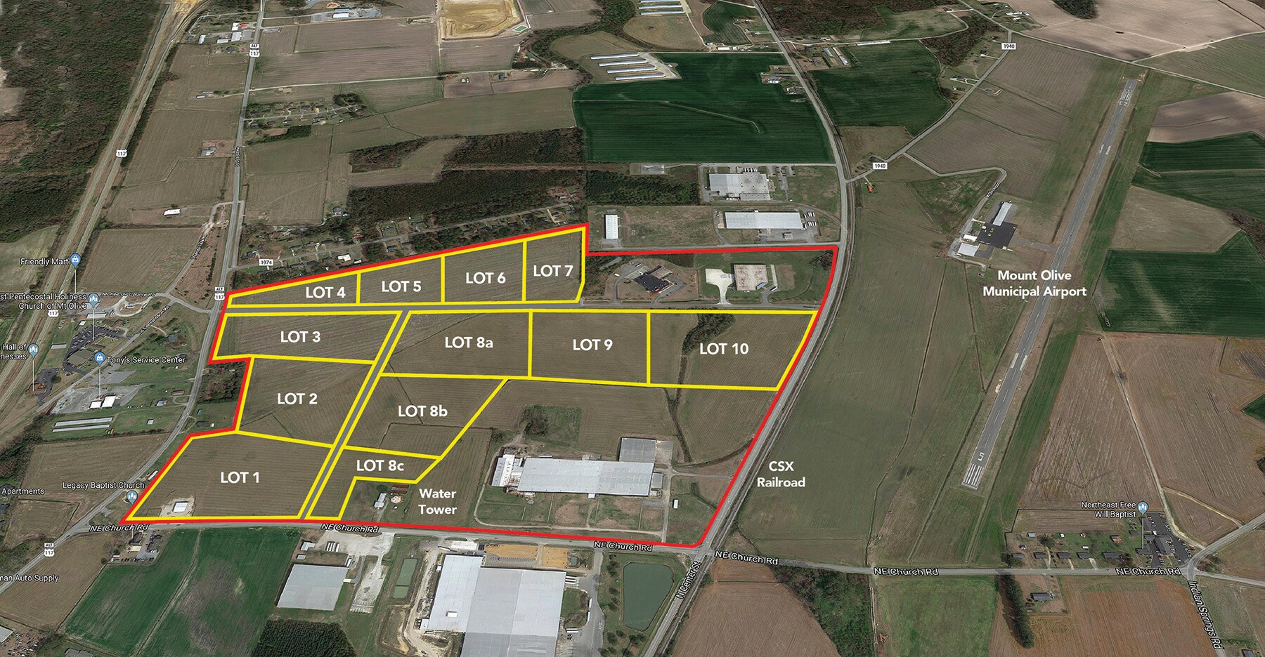 Mount Olive Hwy, Mount Olive, NC à vendre Photo du bâtiment- Image 1 de 1