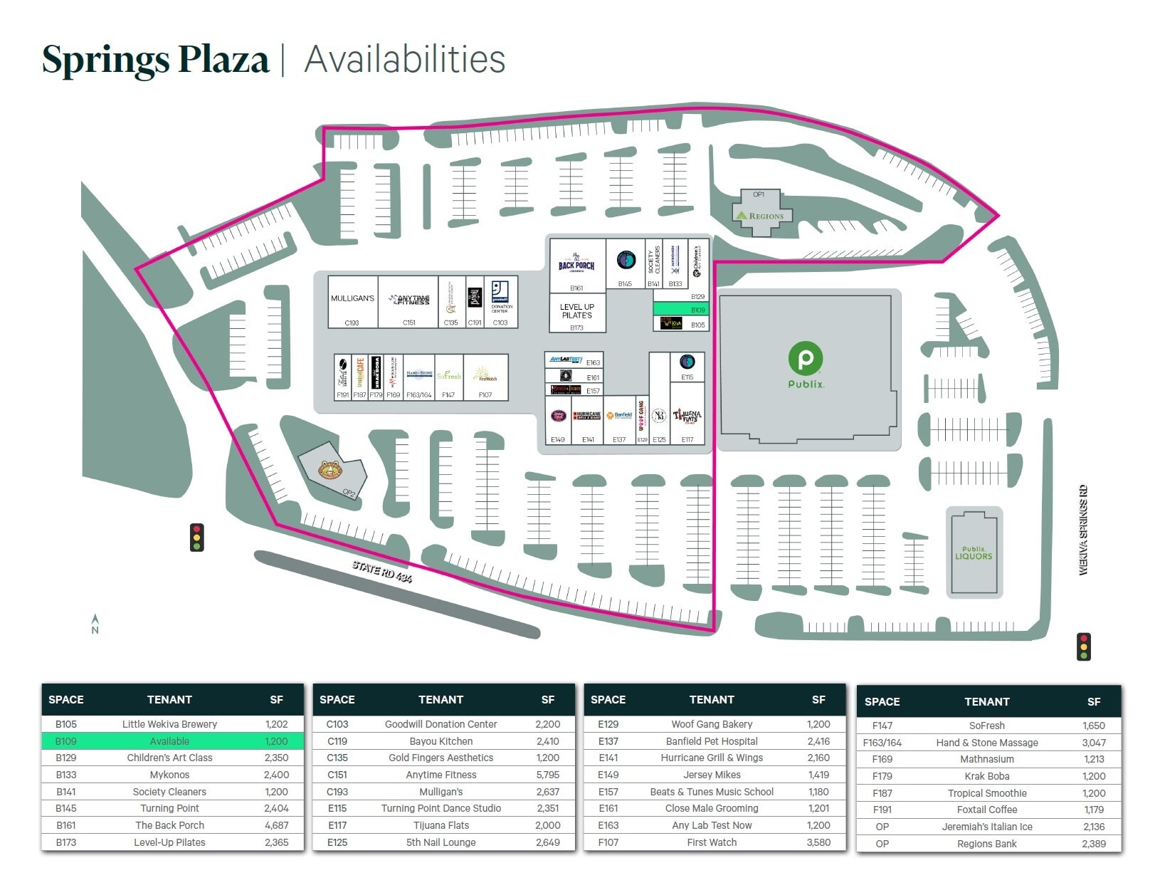 2401 W State Road 434, Longwood, FL à louer Plan de site- Image 1 de 1