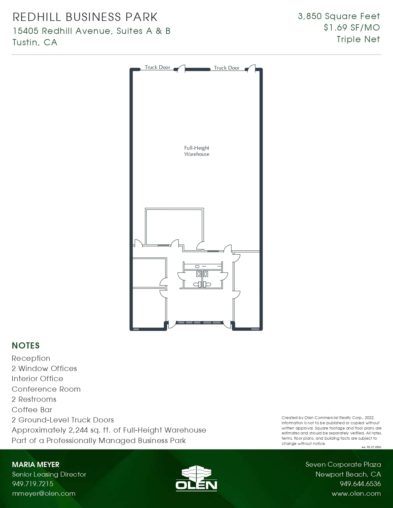 30 Corporate Park, Irvine, CA for lease Floor Plan- Image 1 of 1