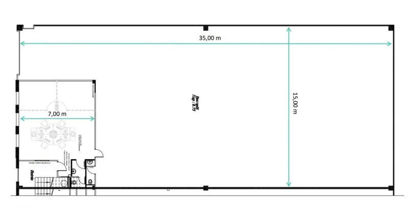 Flex in Gennevilliers for lease - Floor Plan - Image 2 of 3