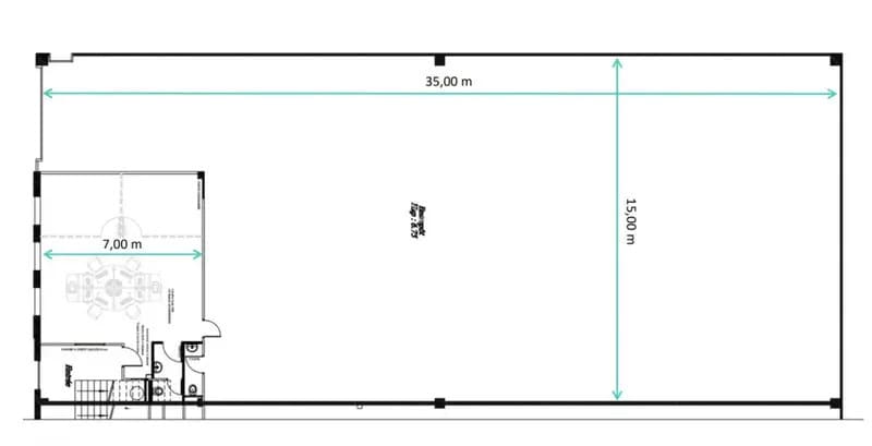 Flex dans Gennevilliers à louer - Plan d’étage - Image 2 de 3