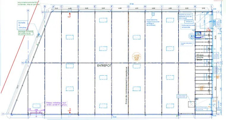 Industriel dans Le Blanc-Mesnil à louer - Plan d’étage - Image 2 de 2