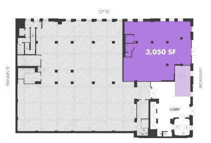 1212 Broadway, Oakland, CA à louer Plan d’étage- Image 1 de 1