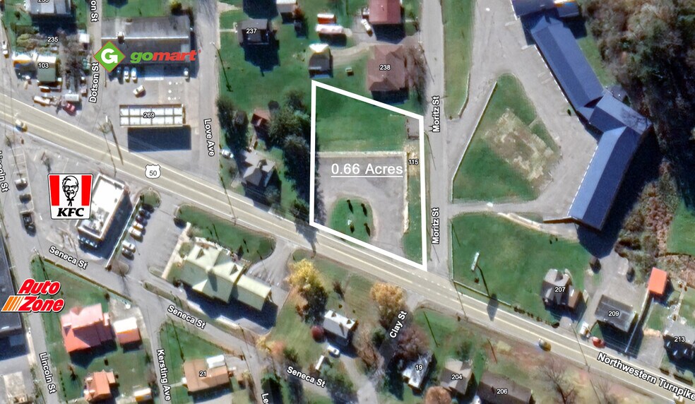 115 N Pike St, Grafton, WV à vendre - Photo du bâtiment - Image 2 de 3