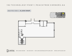 190 Technology Pky, Norcross, GA à louer Plan d’étage- Image 1 de 1