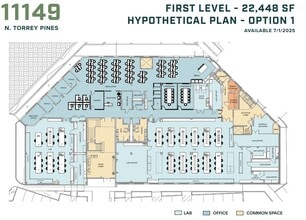 11149 N Torrey Pines Rd, La Jolla, CA for lease Floor Plan- Image 2 of 3