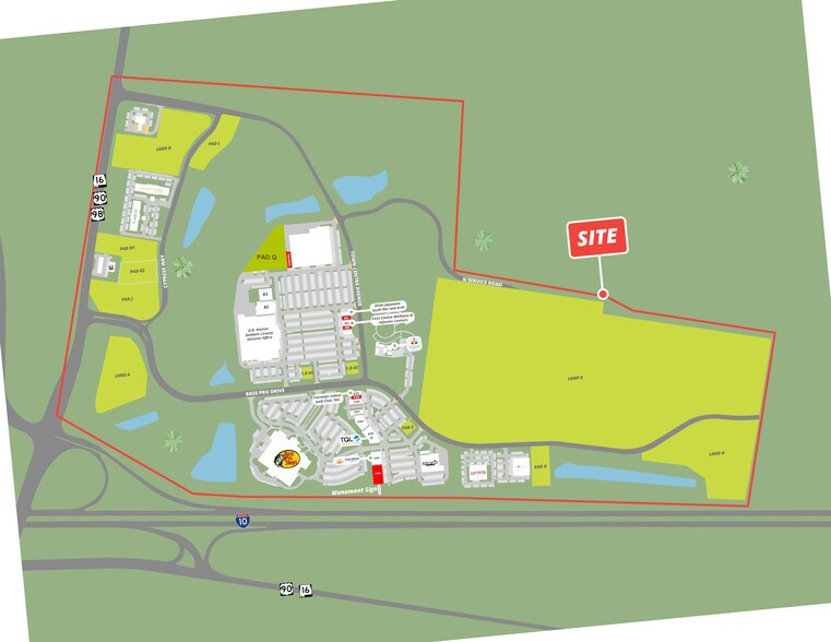 23000 Town Center Ave, Spanish Fort, AL for sale - Site Plan - Image 3 of 13