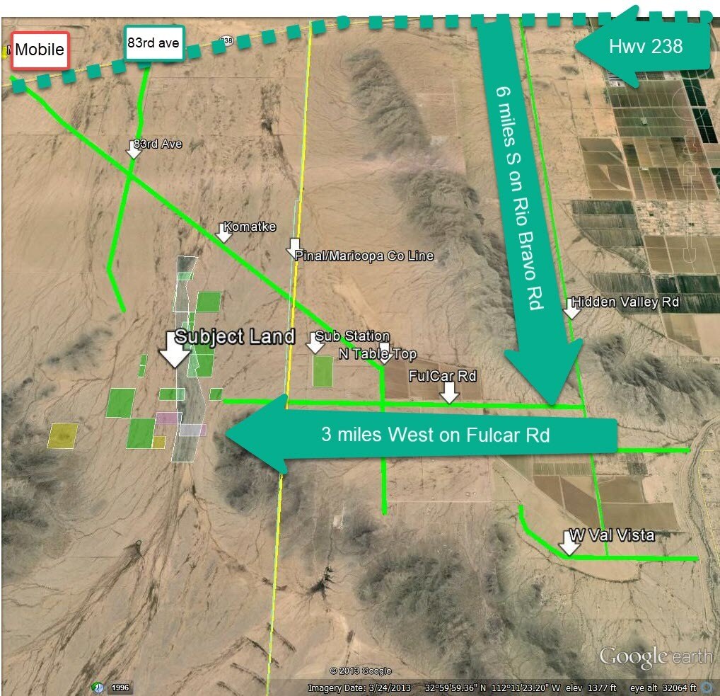 W. Fulcar Road & N.Black Mountain rd, Mobile, AZ à vendre Photo principale- Image 1 de 11