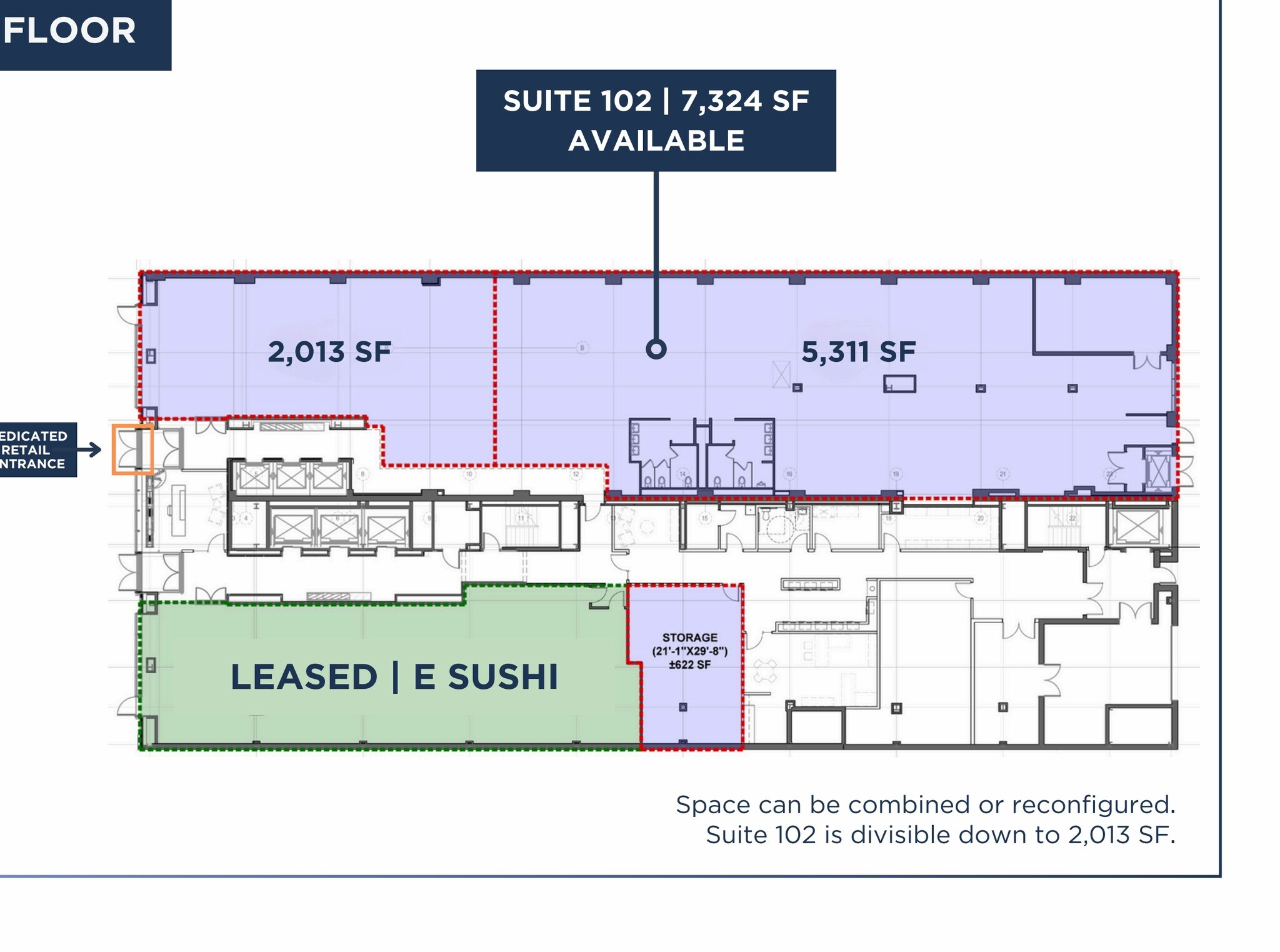 130 E Washington St, Indianapolis, IN for lease Floor Plan- Image 1 of 1