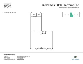 8536 Terminal Rd, Lorton, VA à louer Plan d  tage- Image 1 de 1