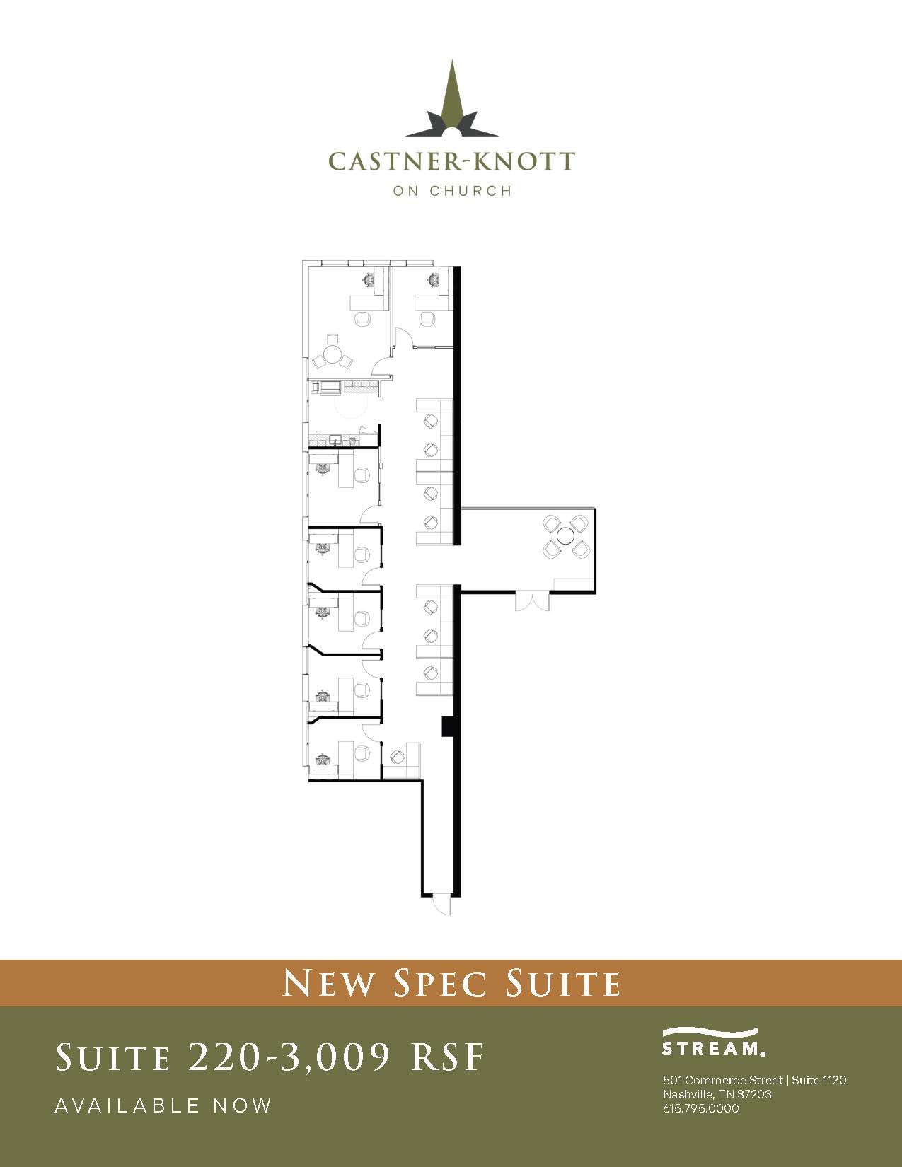 618 Church St, Nashville, TN for lease Floor Plan- Image 1 of 8