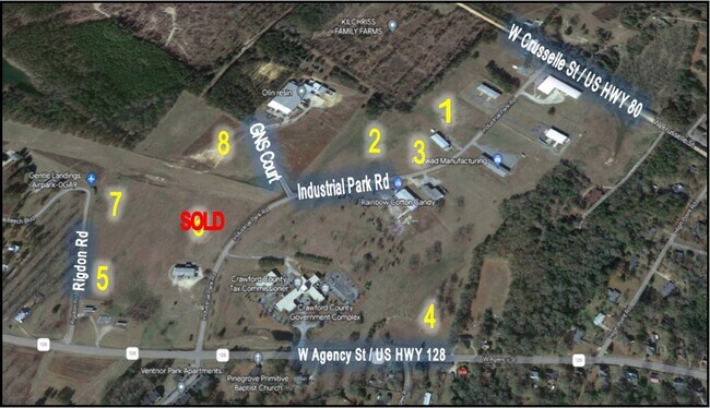 Plus de détails pour US Hwy 128, Roberta, GA - Terrain à vendre