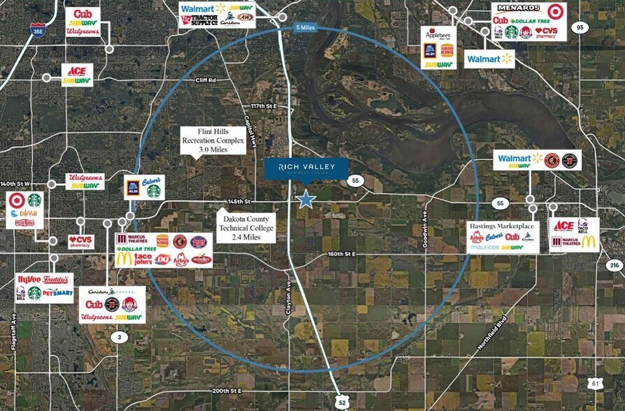 BTS 145th St NE, Rosemount, MN à louer - Aérien - Image 2 de 2