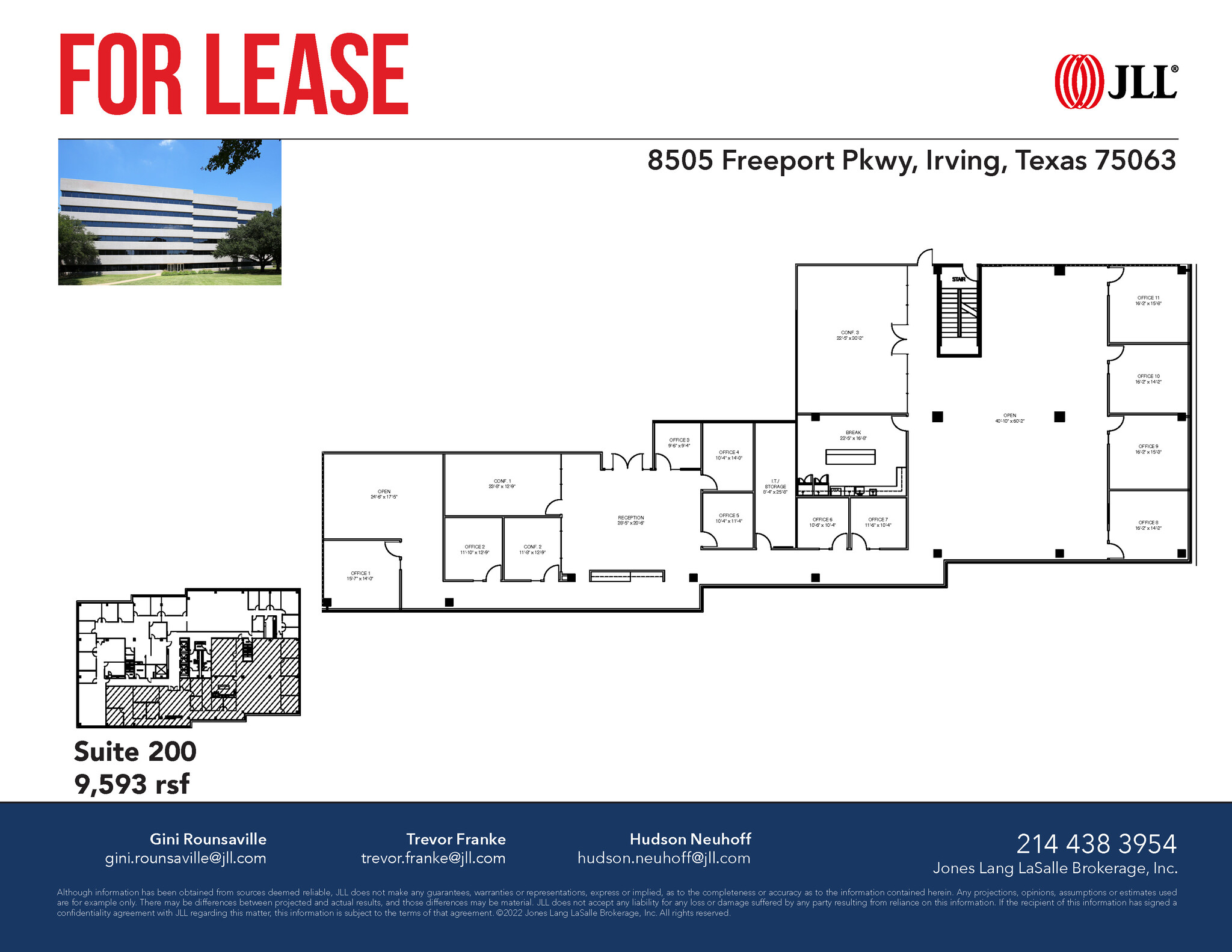 8505 Freeport Pky, Irving, TX à louer Plan d  tage- Image 1 de 1