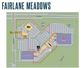 15851-16351 Ford Rd, Dearborn, MI à louer Plan d’étage- Image 1 de 1