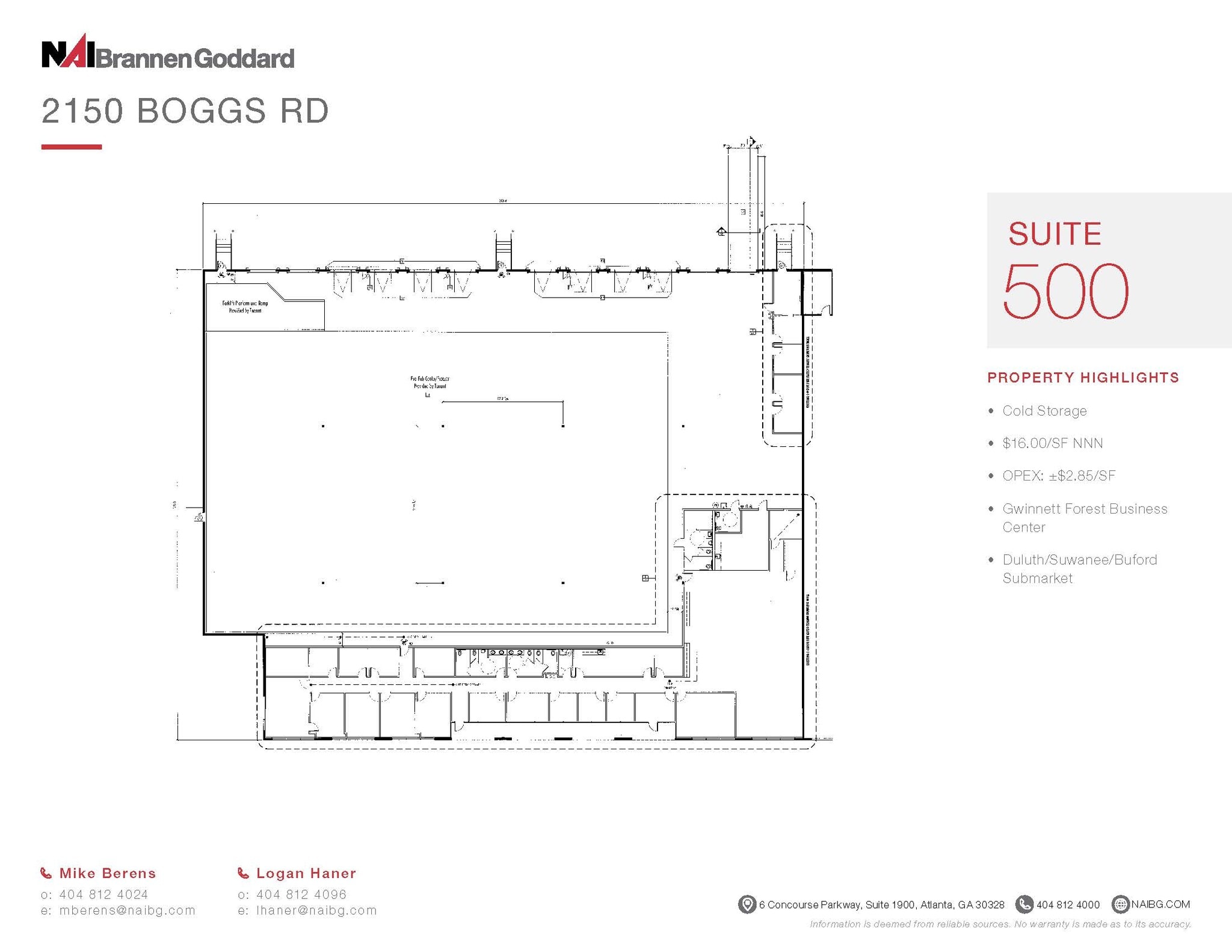 2150 Boggs Rd, Duluth, GA for lease Floor Plan- Image 1 of 2