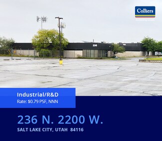 Plus de détails pour 236 N 2200 W, Salt Lake City, UT - Industriel à louer