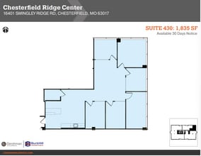 16401 Swingley Ridge Rd, Chesterfield, MO for lease Floor Plan- Image 1 of 1