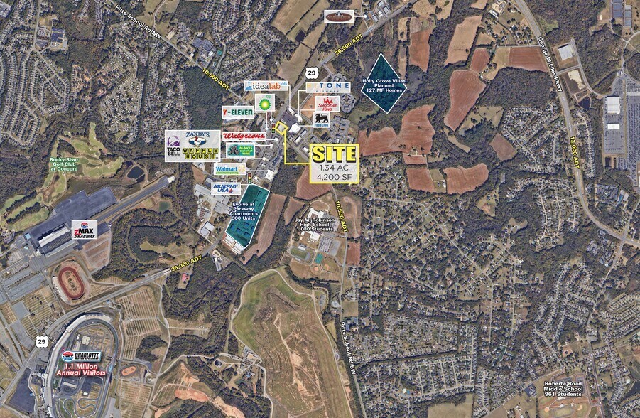 3699 Concord Pky S, Concord, NC for lease - Aerial - Image 2 of 7