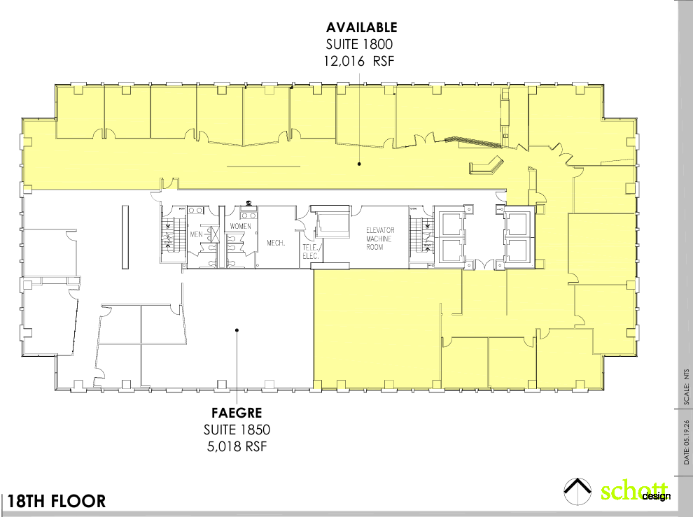 300 N Meridian St, Indianapolis, IN à louer Plan d’étage- Image 1 de 1