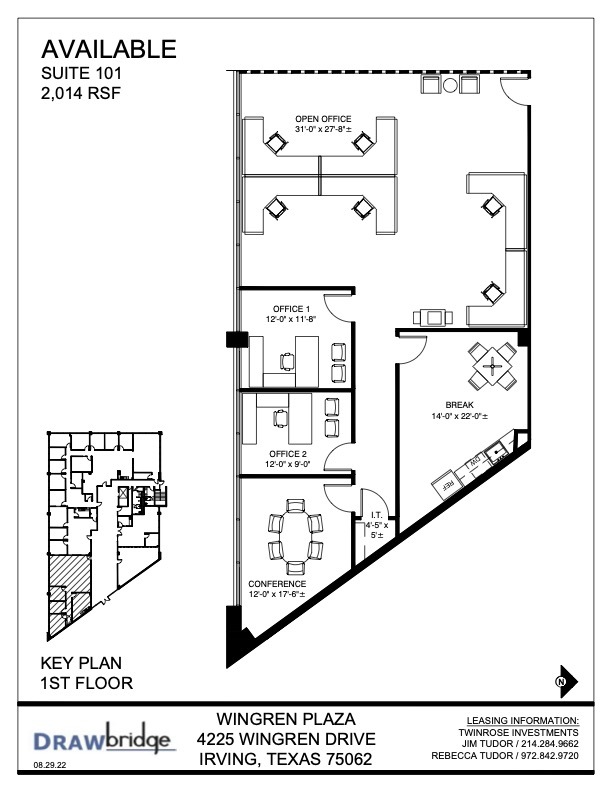 4201 Wingren Dr, Irving, TX for lease Floor Plan- Image 1 of 8