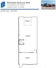 1510 Randolph St, Carrollton, TX for lease Floor Plan- Image 1 of 1