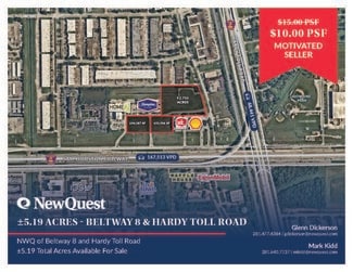More details for NWC Beltway 8 & Hardy Rd, Houston, TX - Land for Sale