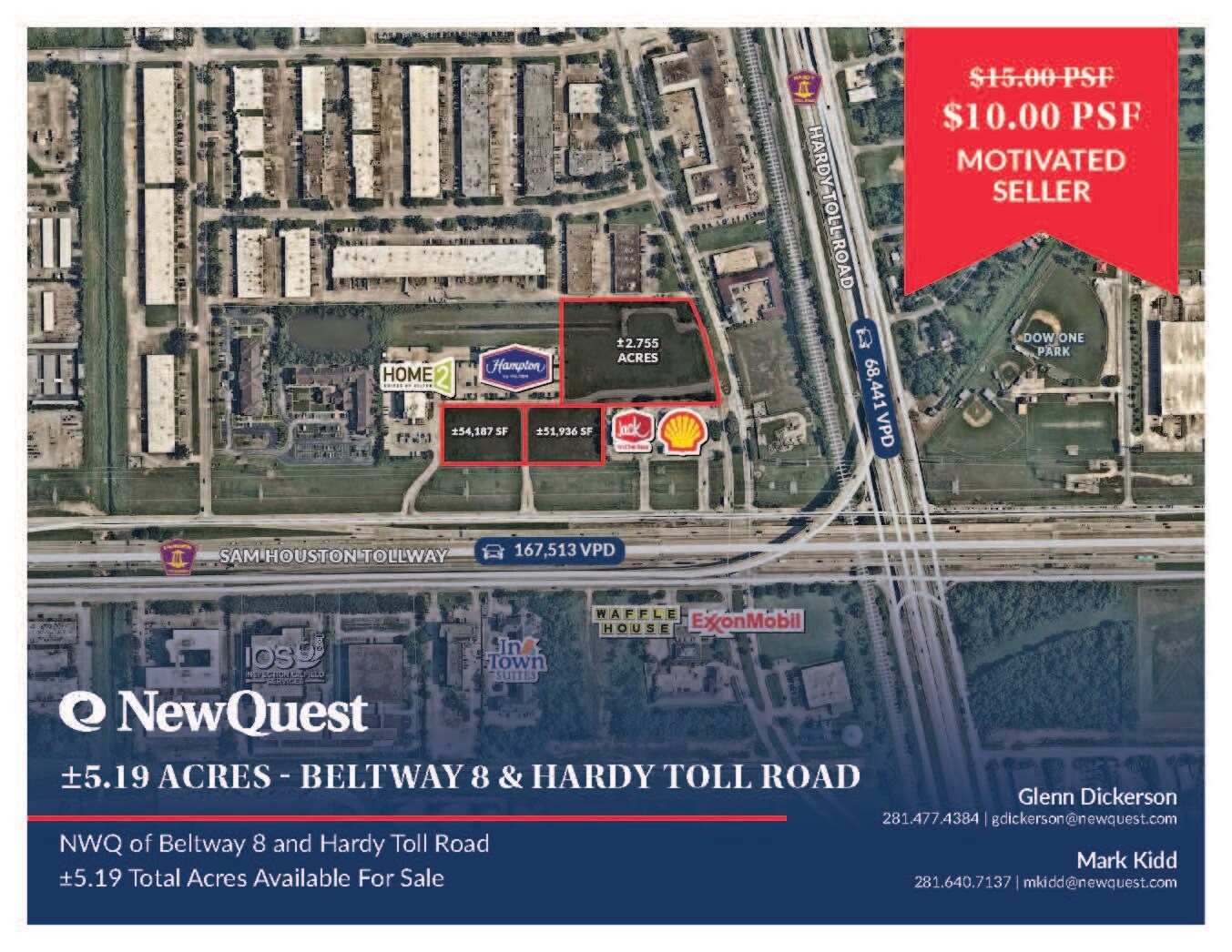 NWC Beltway 8 & Hardy Rd, Houston, TX for sale Primary Photo- Image 1 of 3