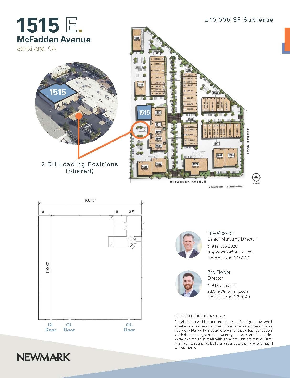 1505-1515 E McFadden Ave, Santa Ana, CA à louer Plan d’étage- Image 1 de 1