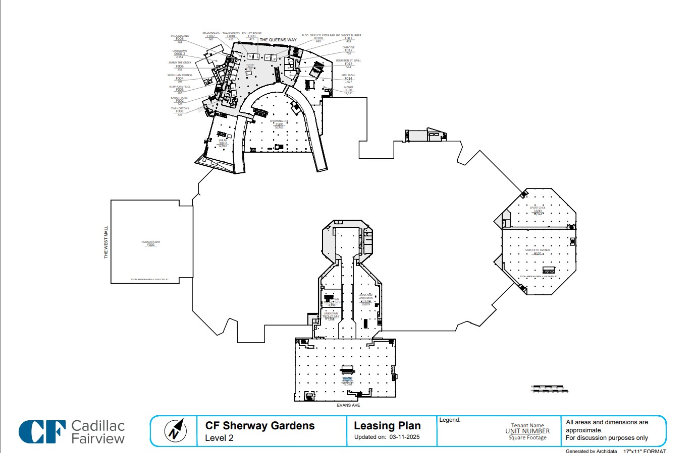 25 The West Mall, Toronto, ON for lease Floor Plan- Image 1 of 1